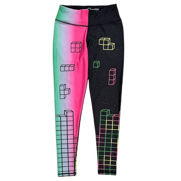 Feed Me Fight Me Endurance Tetris Leggings - Picture 2 of 7
